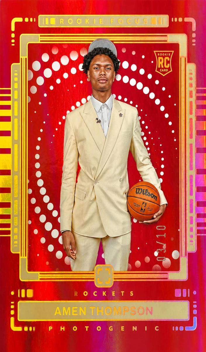 2023 Panini PhotoGenic Basketball Gold Amen Thompson #7