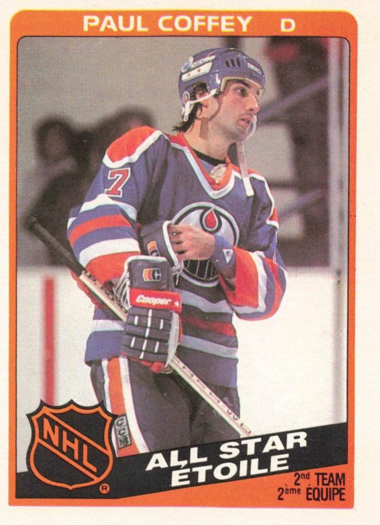 1984 O-Pee-Chee Hockey All-Star Paul Coffey (All-Star) #217 PSA 9