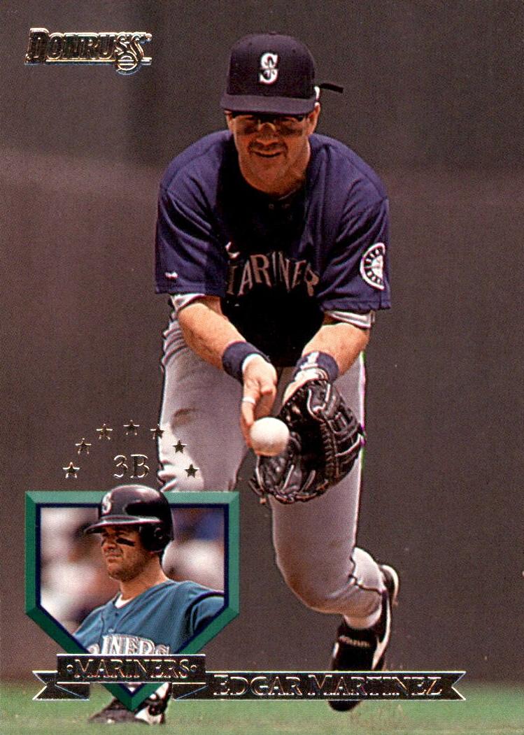 1995 Donruss Baseball Edgar Martinez #151 PSA 9