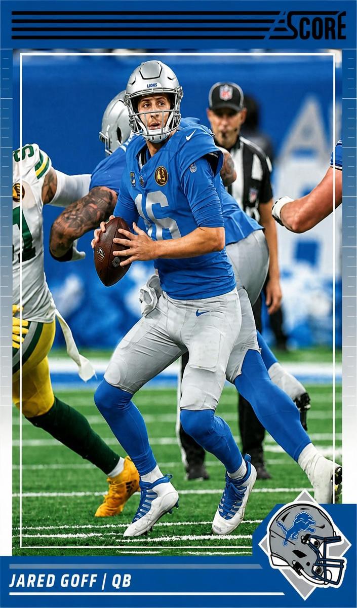2024 Panini Score Football Jared Goff #94 SGC 9.5