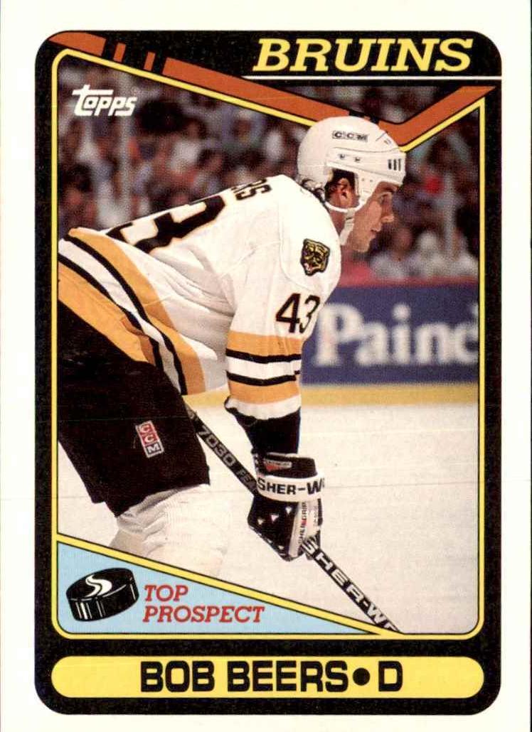 1990 Topps Hockey Bob Beers #113
