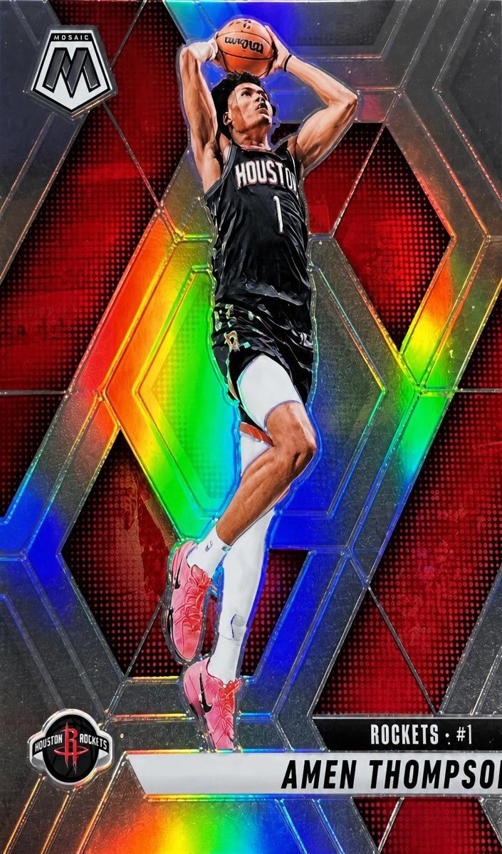 2024 Panini Mosaic Basketball Silver Amen Thompson #10