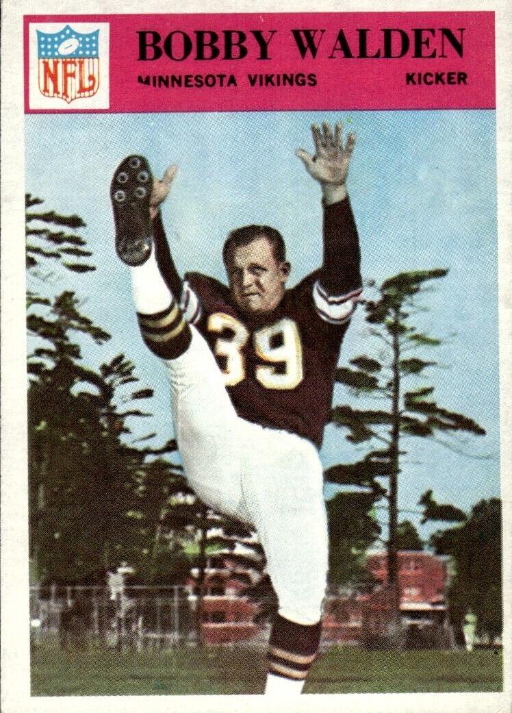 1966 Philadelphia Football Bobby Walden #116