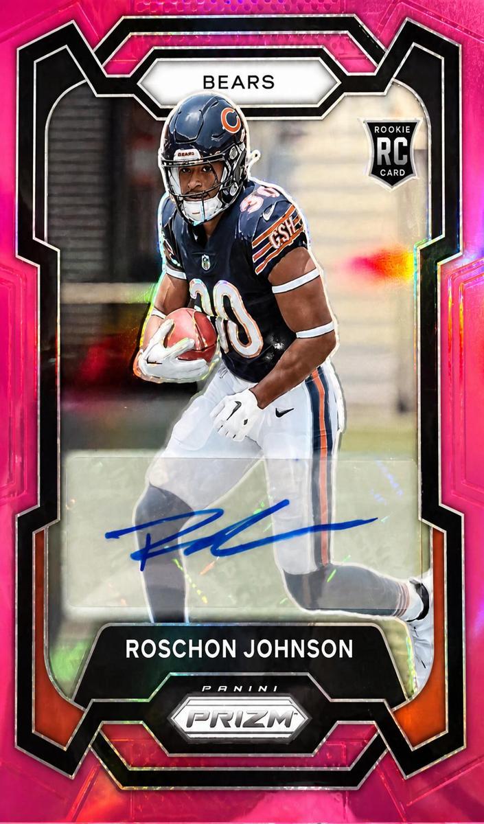 2023 Panini Prizm Football Pink Roschon Johnson #314