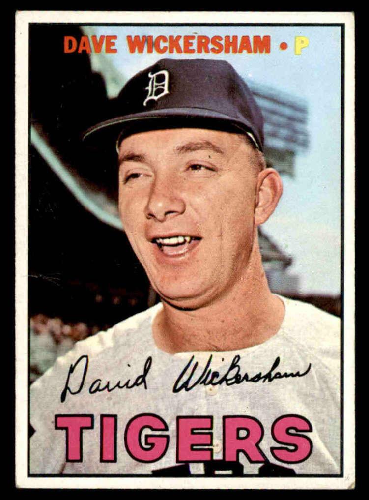 1967 Topps Baseball Dave Wickersham #112 PSA 7