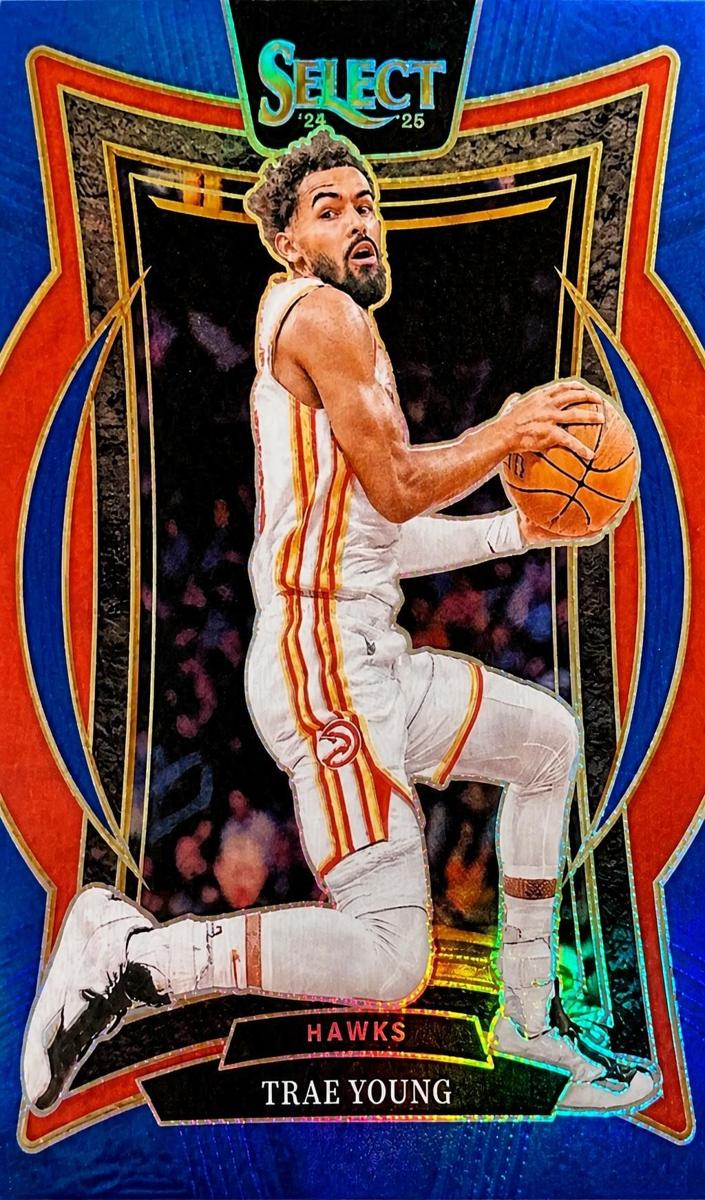 2024 Panini Select Basketball Blue Trae Young #63