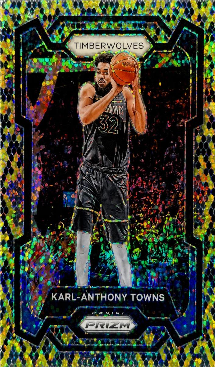 2023 Panini Prizm Basketball King Snake Karl-Anthony Towns #78 PSA 10