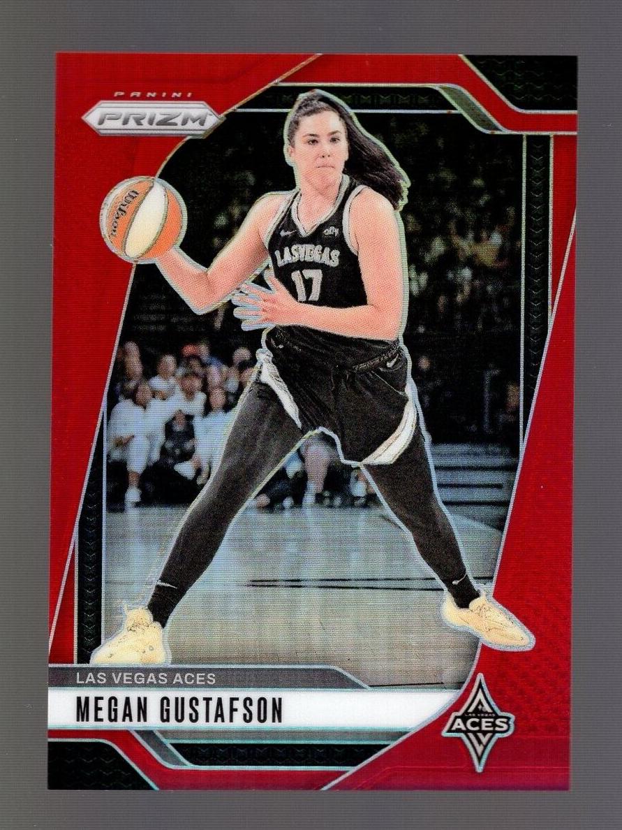 2024 Panini Prizm WNBA Basketball Red Megan Gustafson #78
