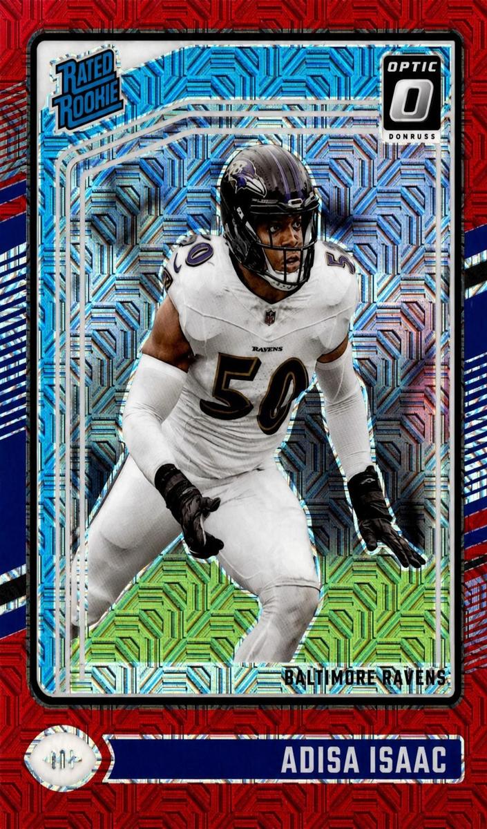 2024 Donruss Optic Football Red Mojo Adisa Isaac #202