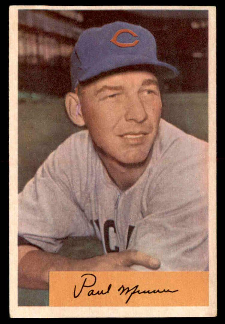 1954 Bowman Baseball Paul Minner #13