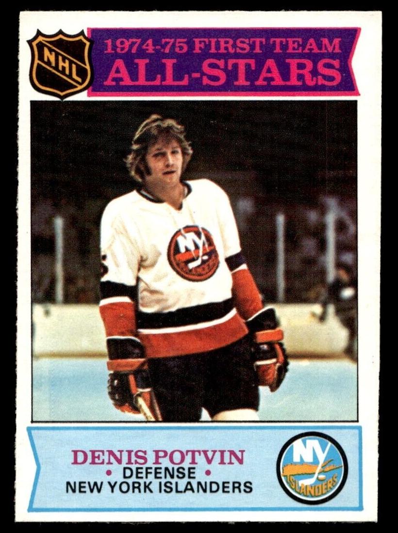 1975 O-Pee-Chee Hockey Denis Potvin #287 PSA 8
