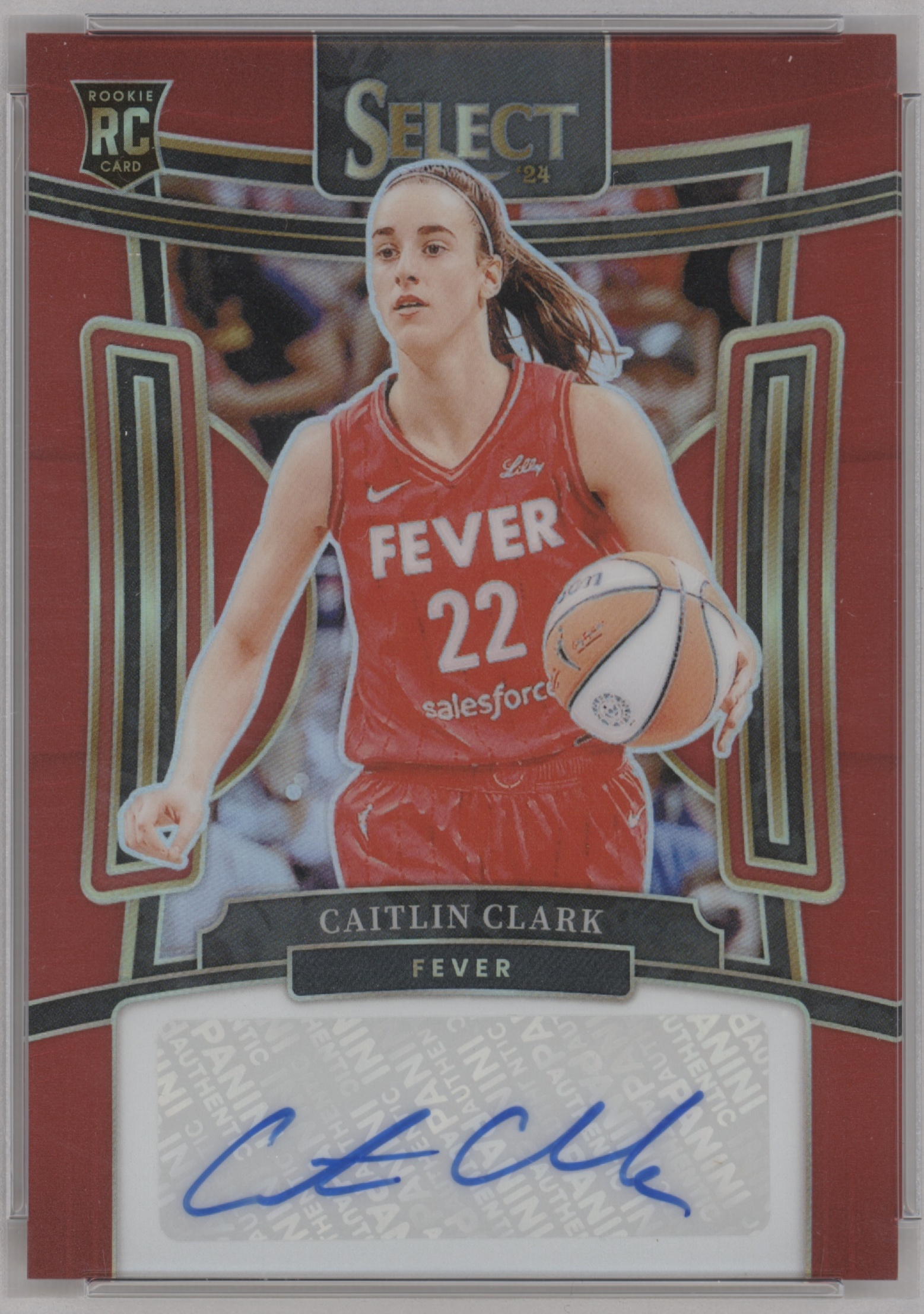 2024 Panini Select WNBA Basketball Red Caitlin Clark #SG-CC