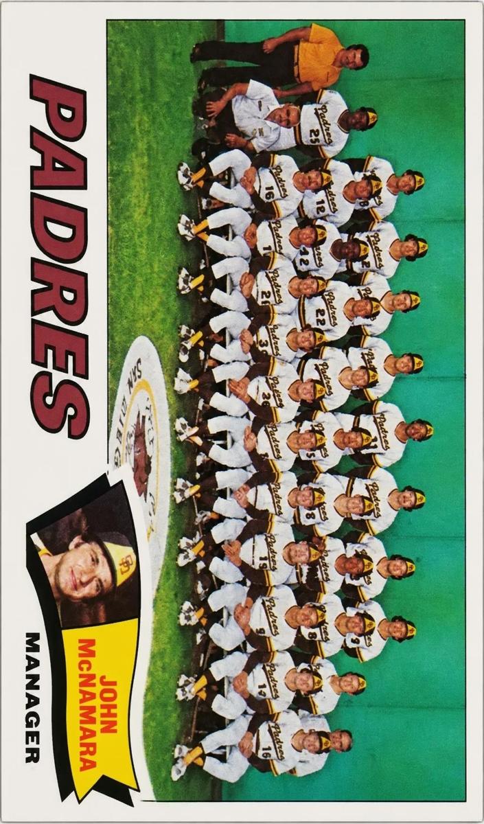 1977 Topps Baseball San Diego Padres Team #134