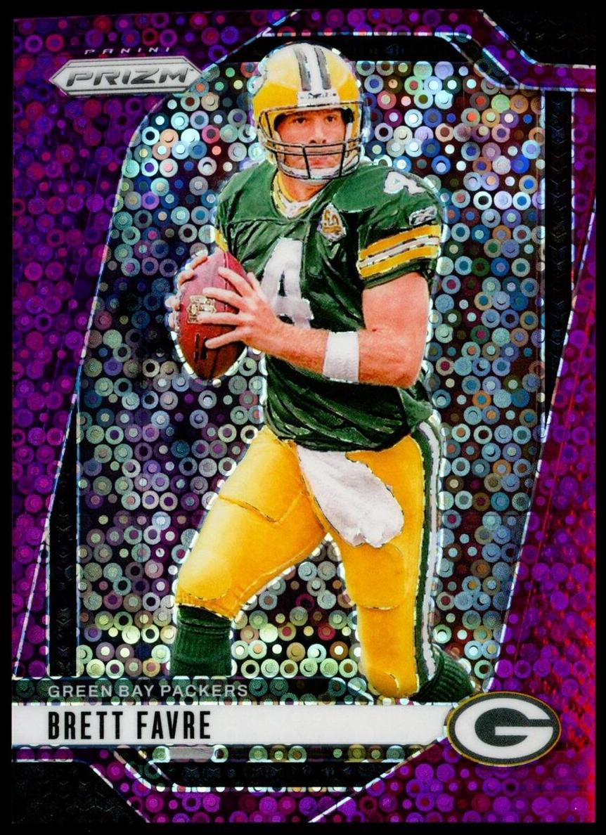 2024 Panini Prizm Football No Huddle Purple Brett Favre #110