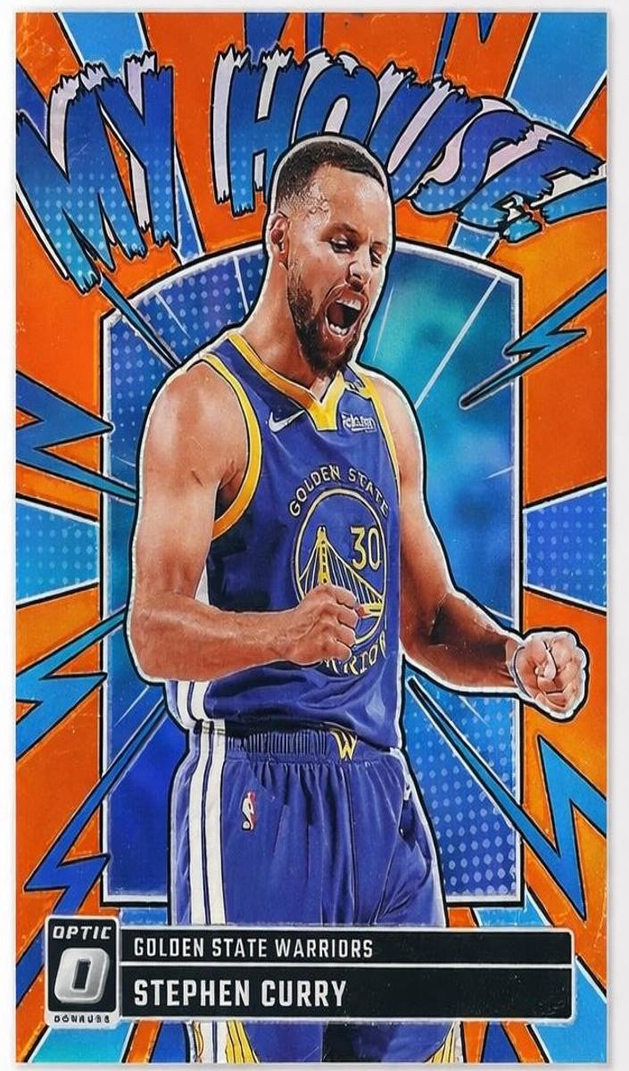 2024 Donruss Optic Basketball Orange Stephen Curry #17 PSA 9