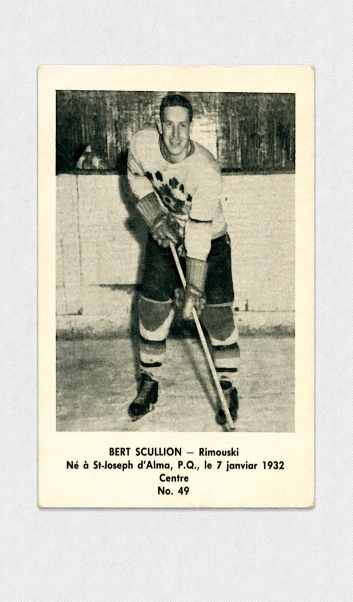 1951 Bas Du Fleuve Hockey Bert Scullion #49
