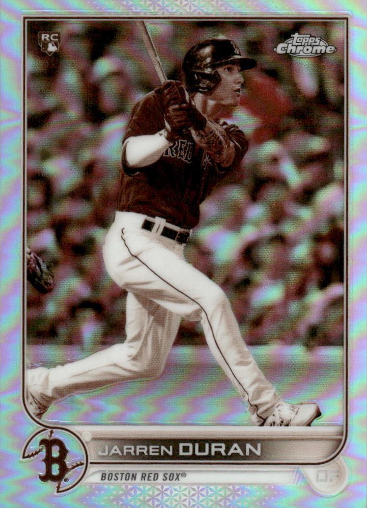 2022 Topps Chrome Baseball Sepia Jarren Duran #113 PSA 9