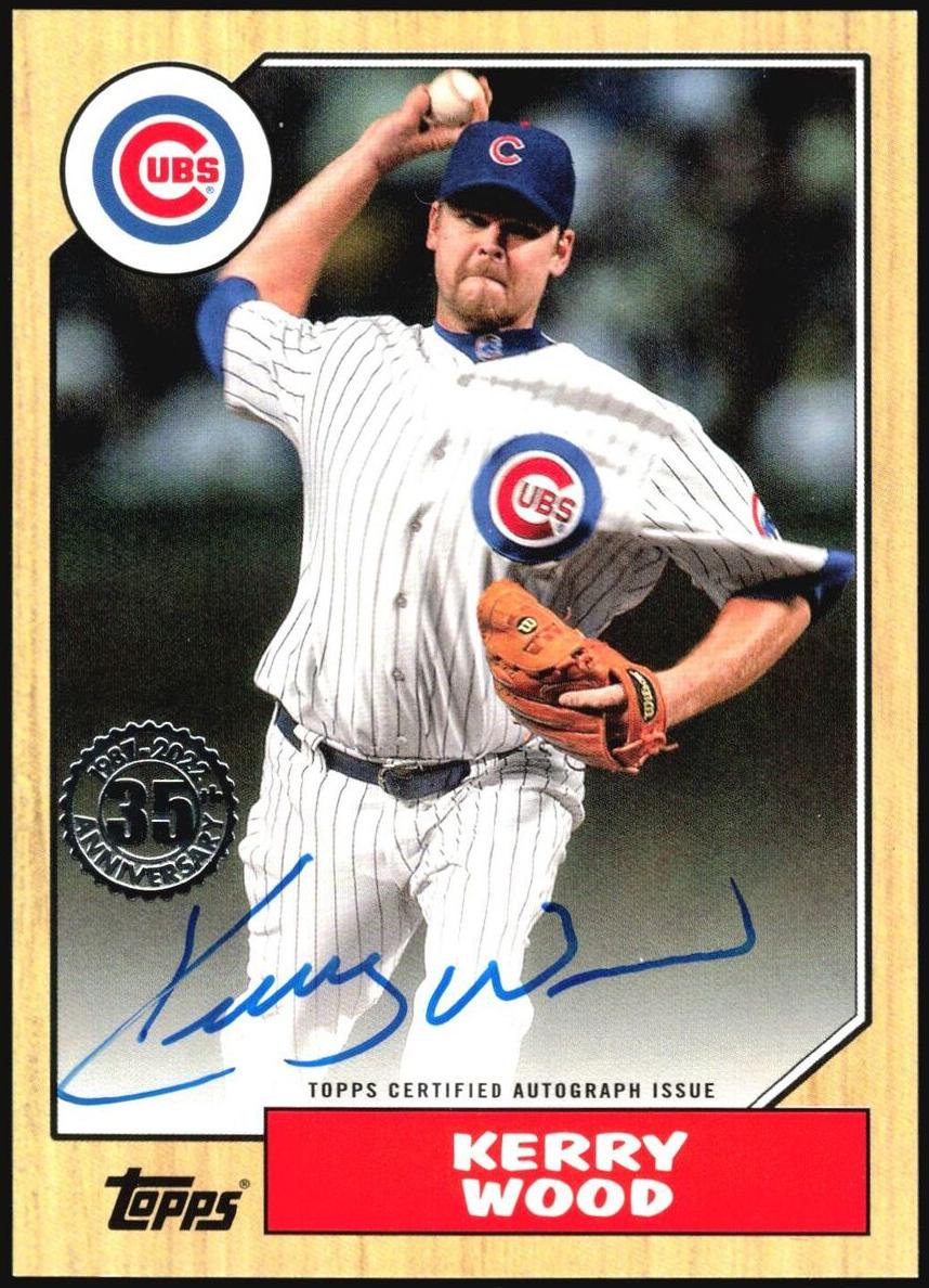 2022 Topps Baseball Kerry Wood #87BA-KW PSA 9