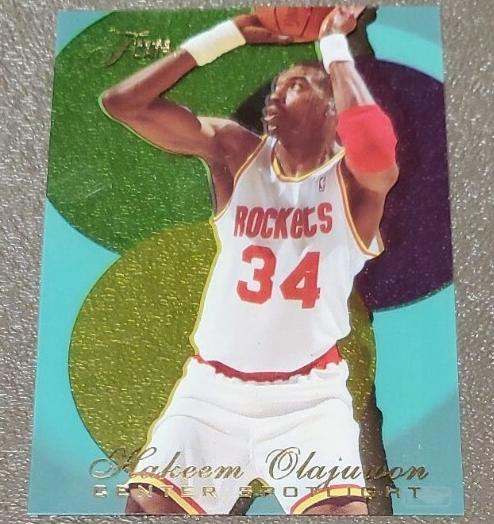 1995 Flair Basketball Hakeem Olajuwon #4 PSA 10
