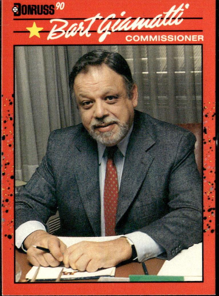 1990 Donruss Baseball Bart Giamatti #716 PSA 8