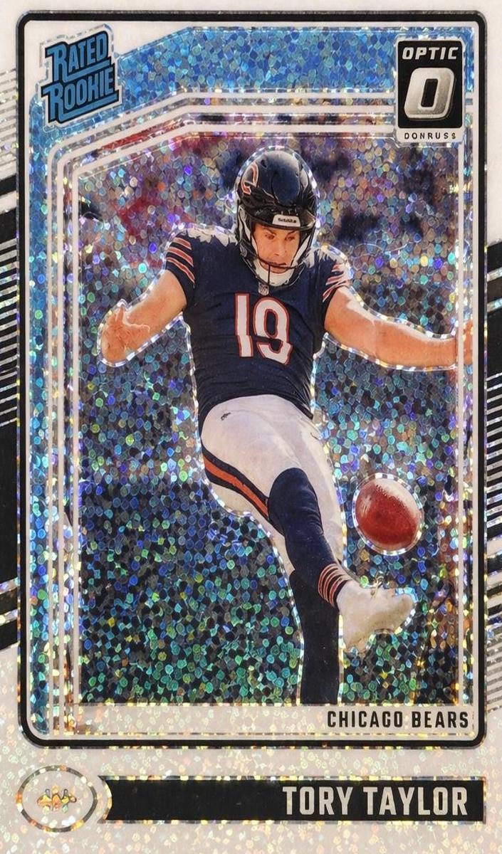 2024 Donruss Optic Football White Sparkle Tory Taylor #278