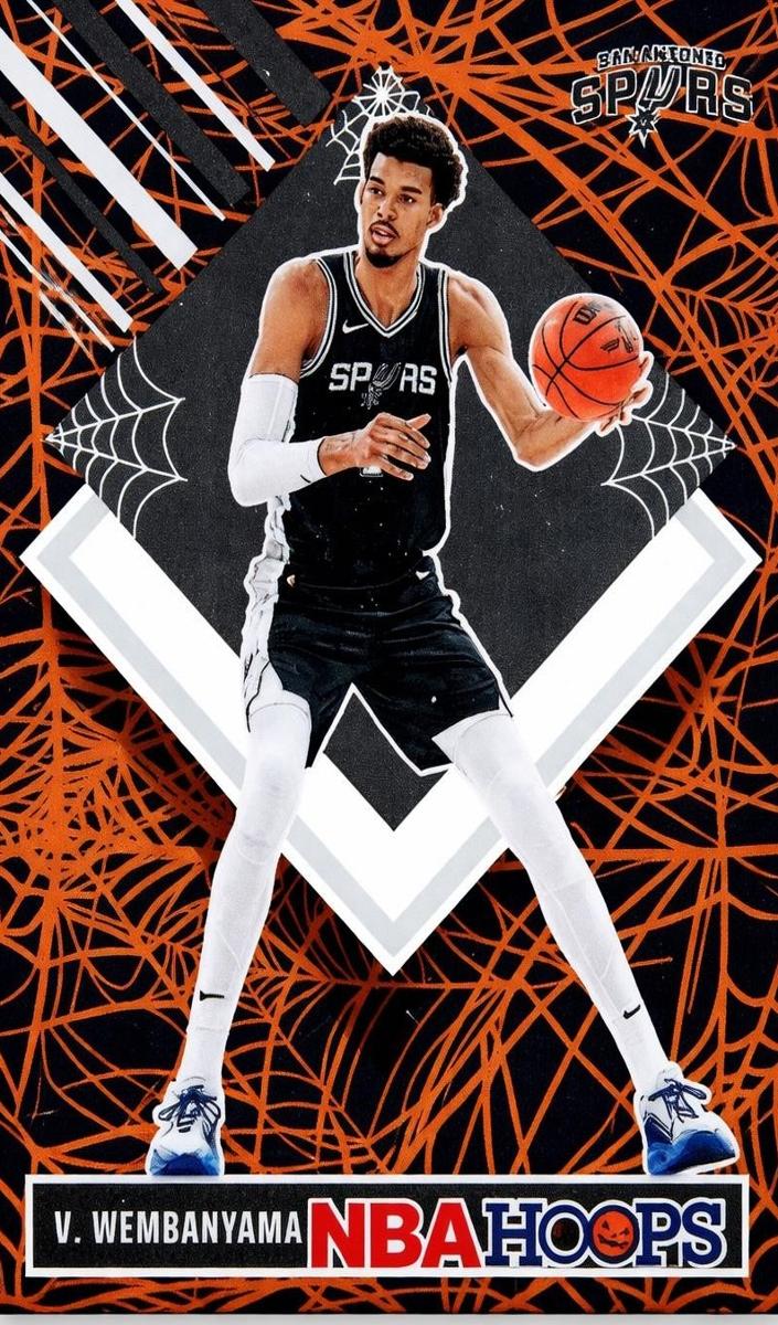 2024 Panini Haunted Hoops Basketball Holo Webs Victor Wembanyama #285 PSA 10