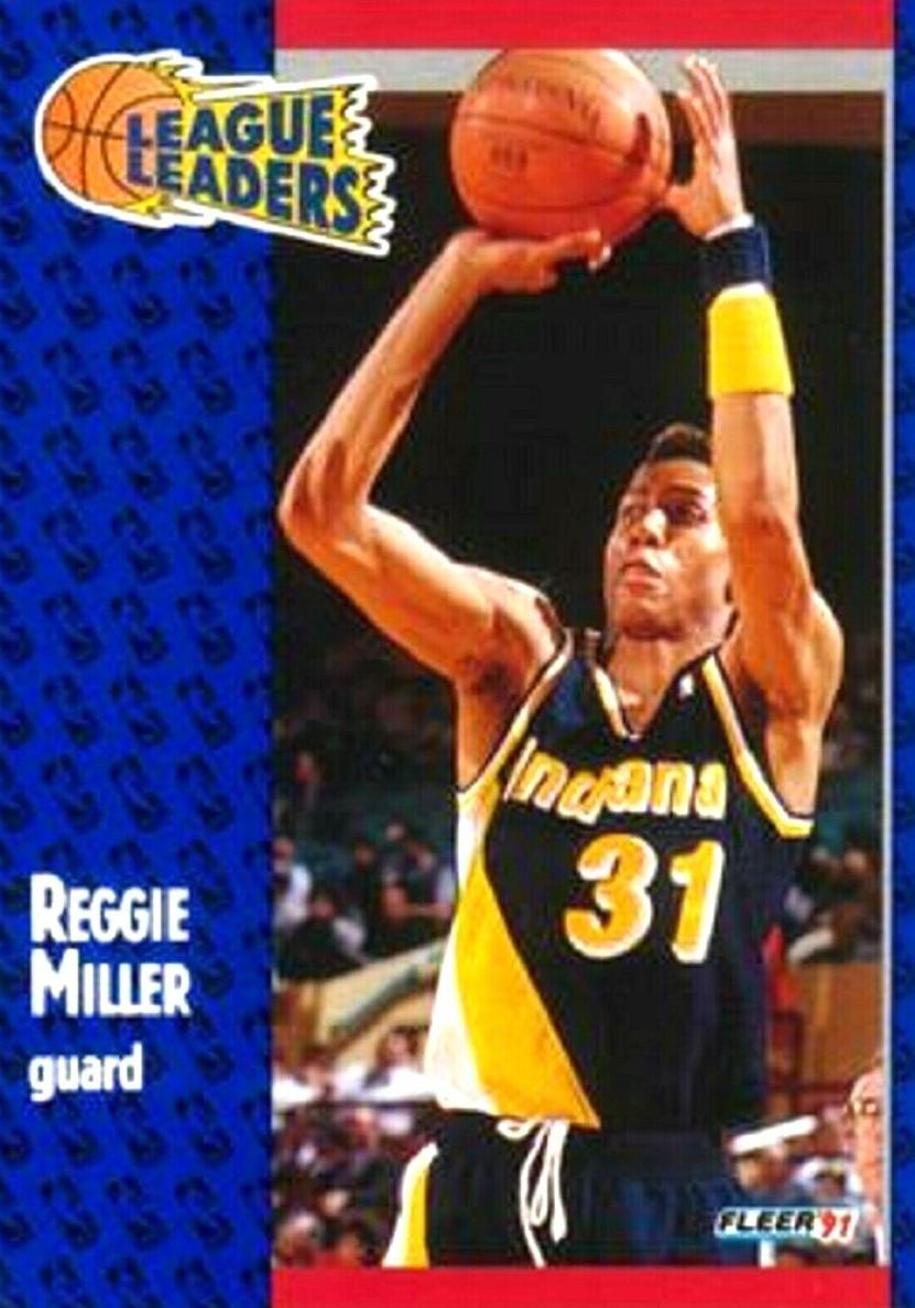 1991 Fleer Basketball Reggie Miller #226