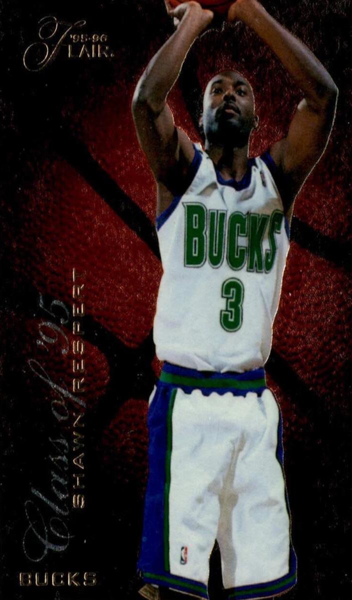 1995 Flair Basketball Shawn Respert #R-7