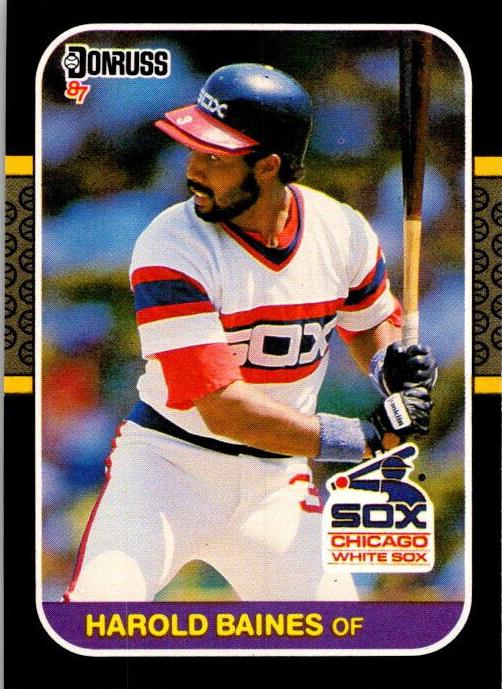 1987 Donruss Baseball Harold Baines #429 PSA 9
