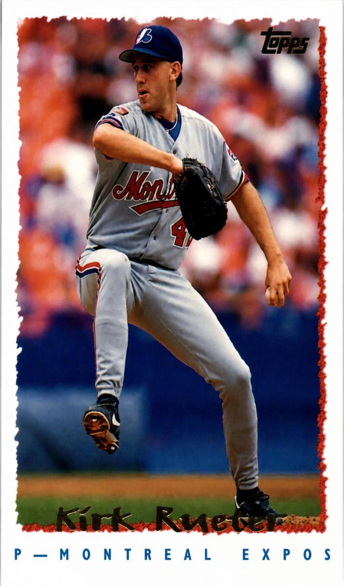 1995 Topps Baseball Kirk Rueter #344