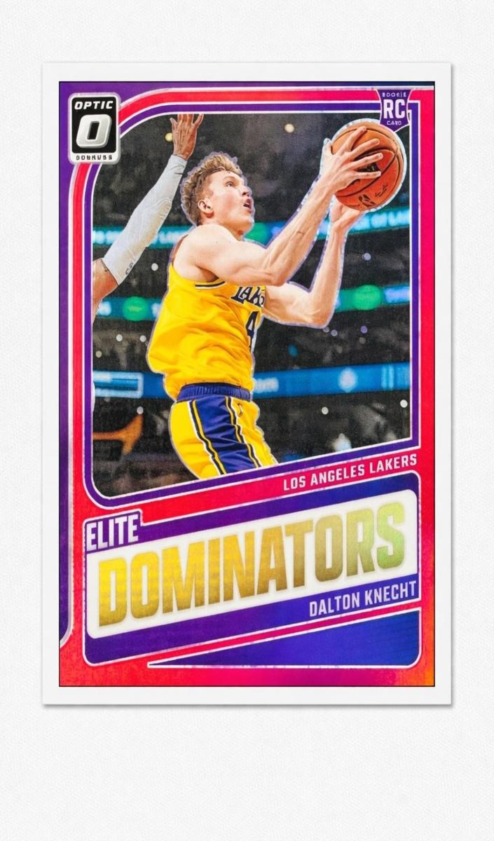 2024 Donruss Optic Basketball Red Dalton Knecht #15 PSA 9