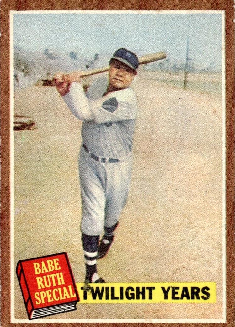 1962 Topps Baseball Babe Ruth #141 SGC 2.5