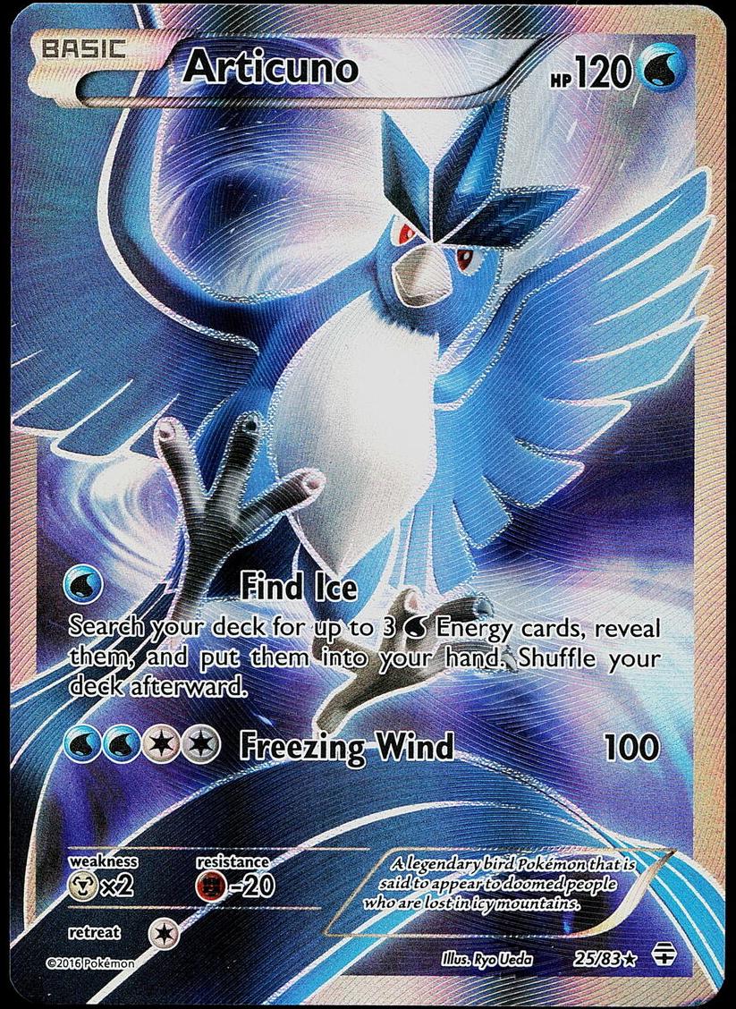 2016 Pokemon XY Generations Articuno #25 PSA 9
