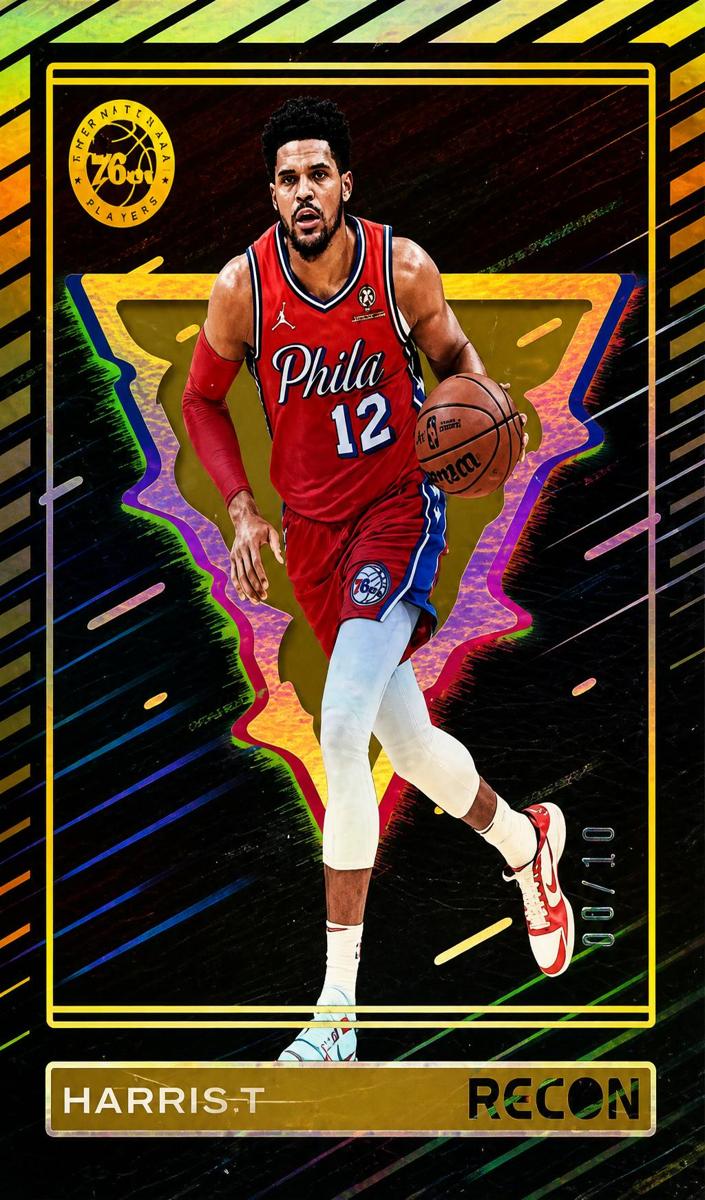 2023 Panini Recon Basketball Holo Gold Tobias Harris #117