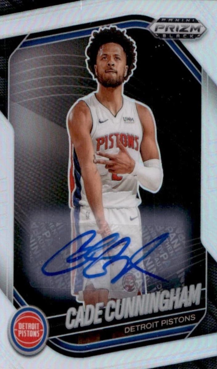 2024 Panini Prizm Black Basketball Silver Cade Cunningham #8 RAW Ungraded