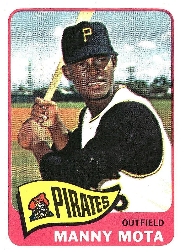 1965 Topps Baseball Manny Mota #463 PSA 8
