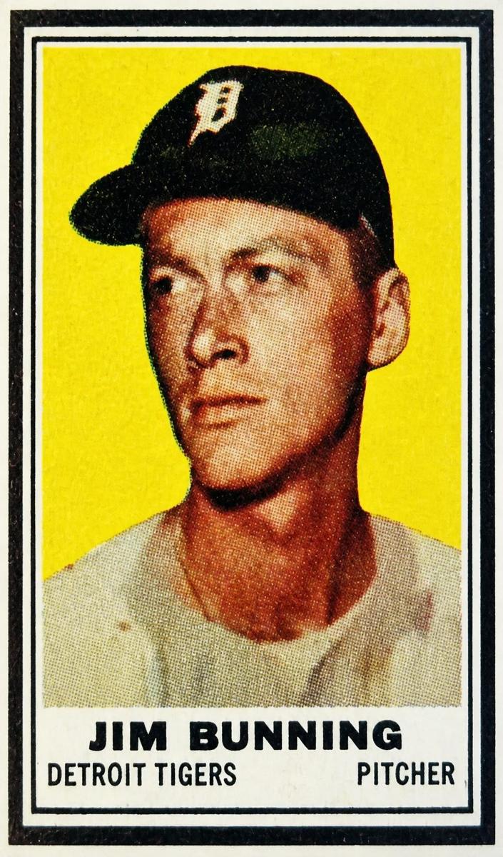 1962 Topps Baseball Jim Bunning #NNO