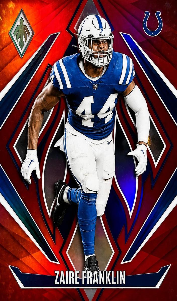 2024 Panini Phoenix Football Red Zaire Franklin #149