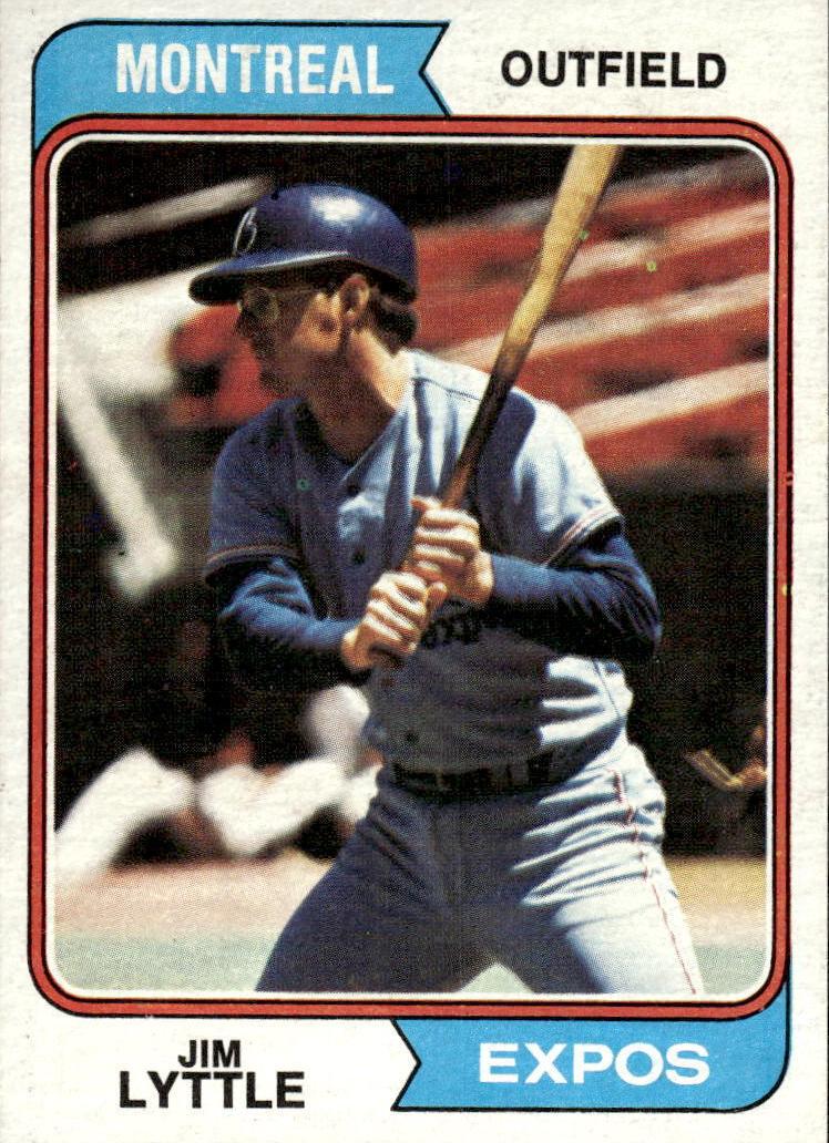 1974 Topps Baseball Jim Lyttle #437 PSA 9