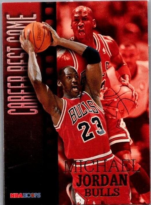 1996 Hoops Basketball Michael Jordan #335 PSA 3