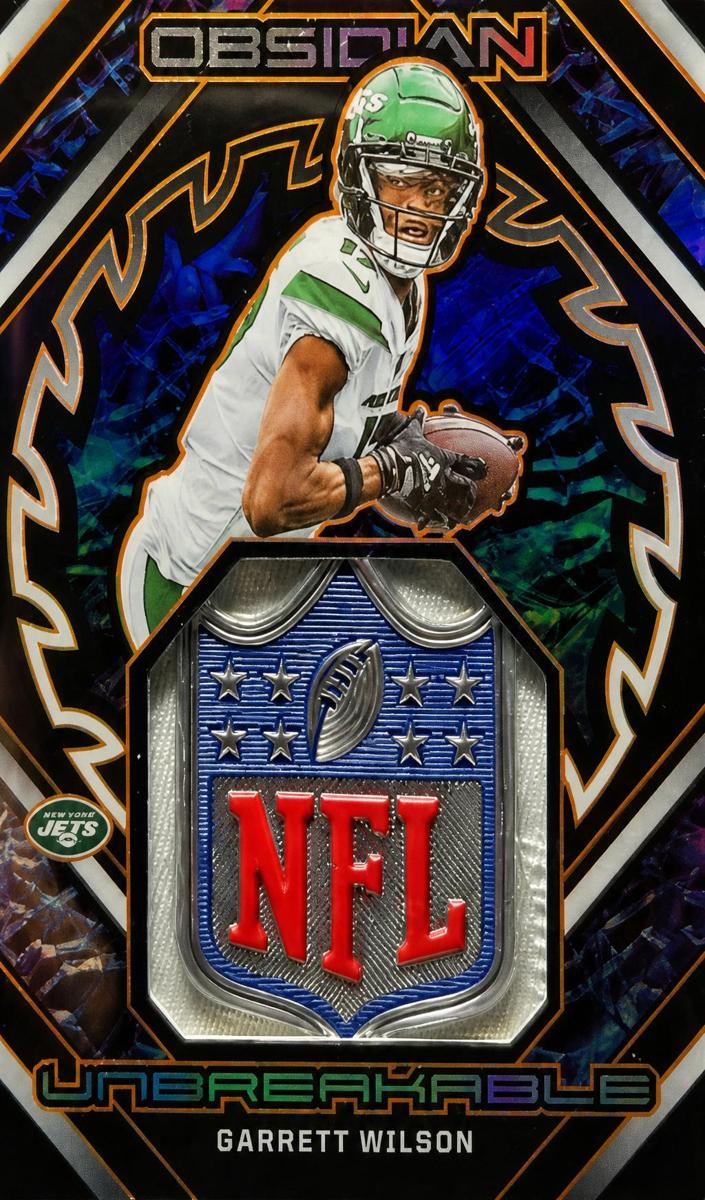 2023 Panini Obsidian Football Electric Etch Orange Garrett Wilson #77