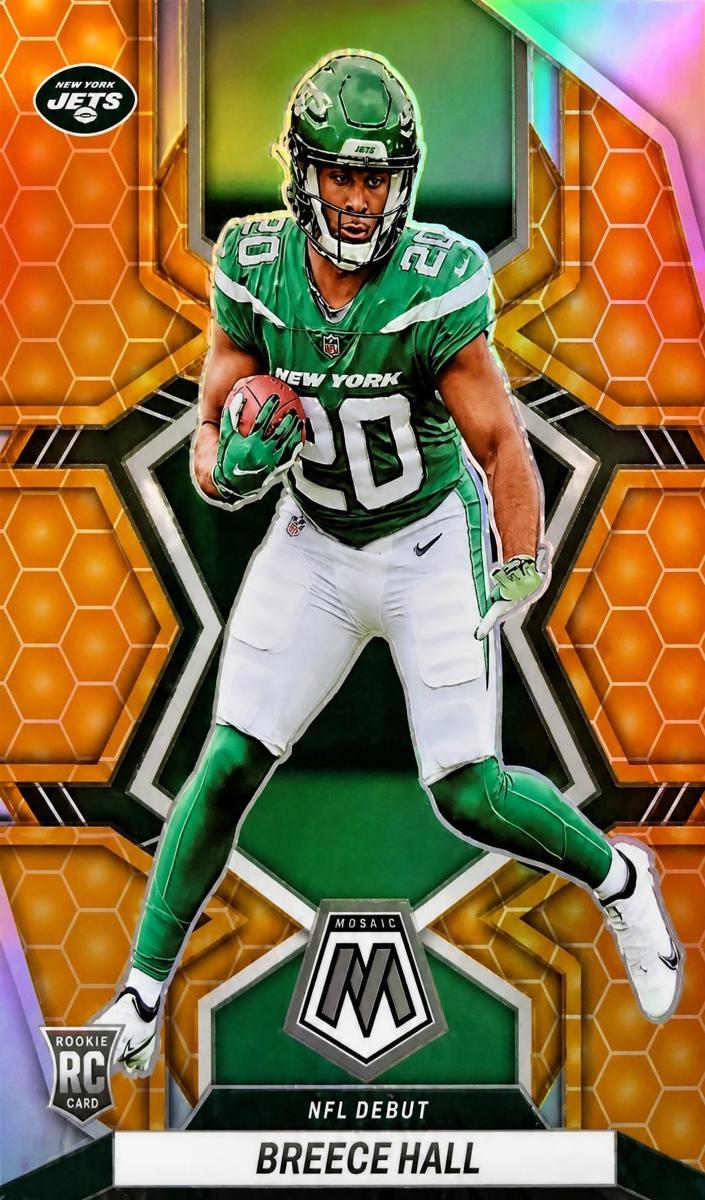 2022 Panini Mosaic Football Honeycomb Breece Hall #283 PSA 10