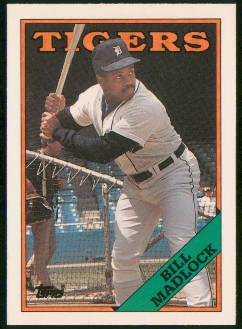 1988 Topps Tiffany Baseball Bill Madlock #145