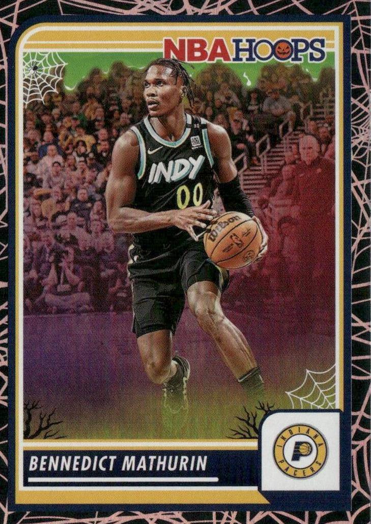 2023 Panini Haunted Hoops Basketball Holo Webs Bennedict Mathurin #254