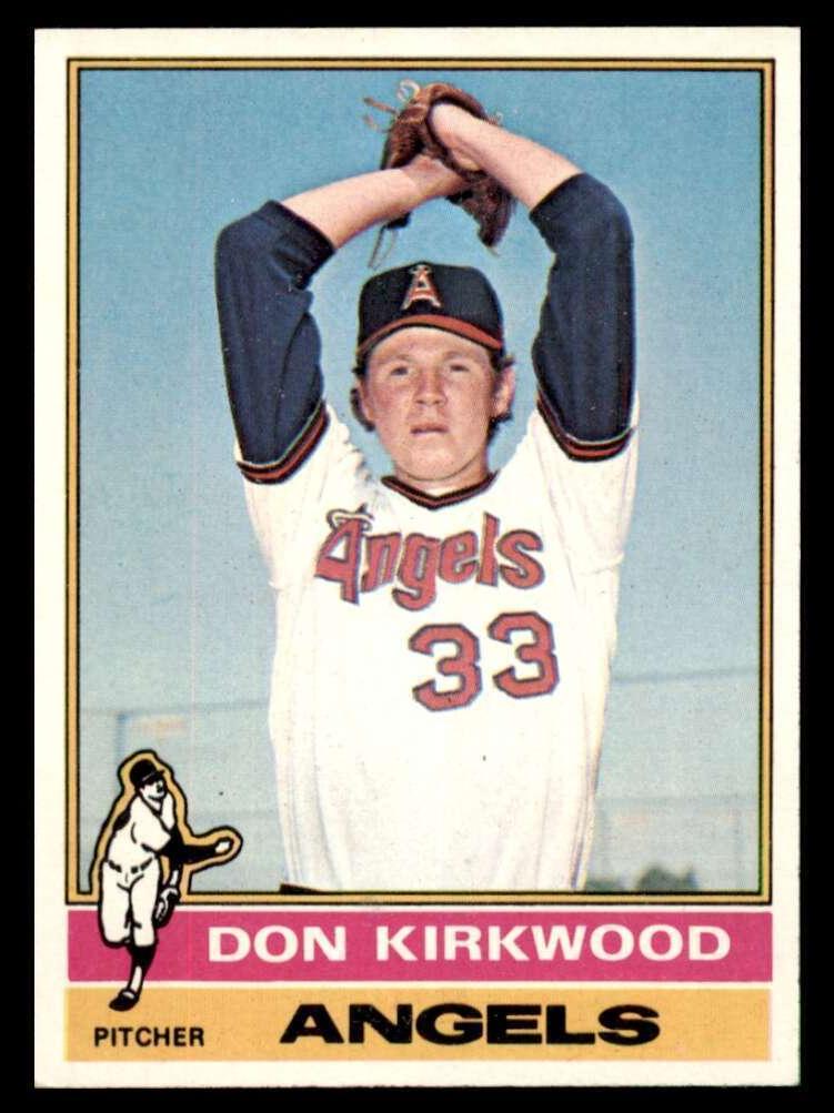 1976 Topps Baseball Don Kirkwood #108 PSA 9