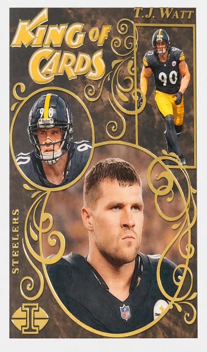 2023 Panini Illusions Football T.J. Watt #13 PSA 9