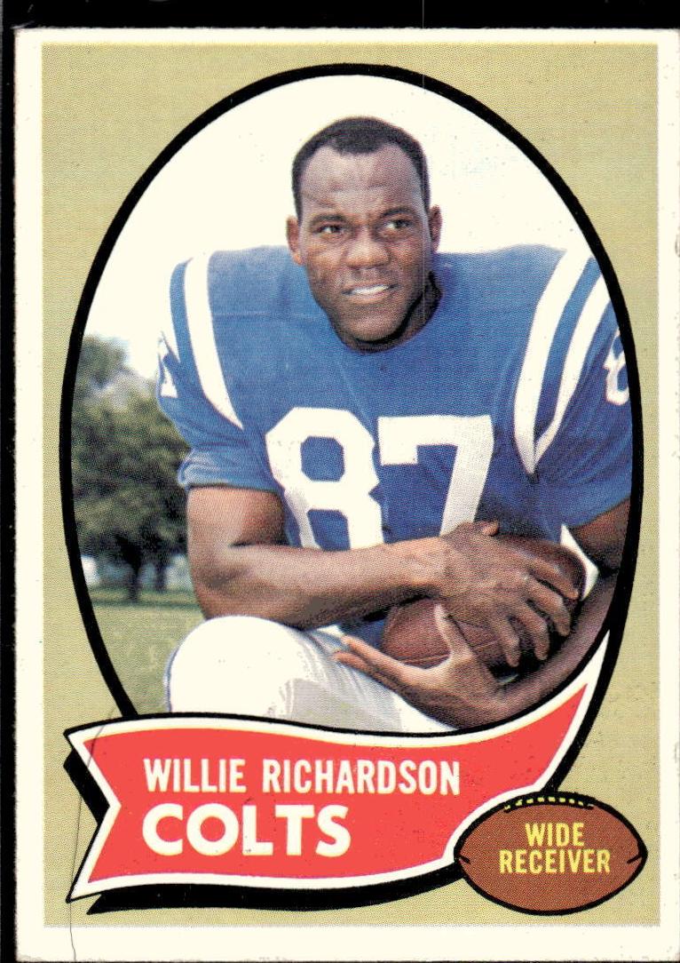 1970 Topps Football Willie Richardson #246