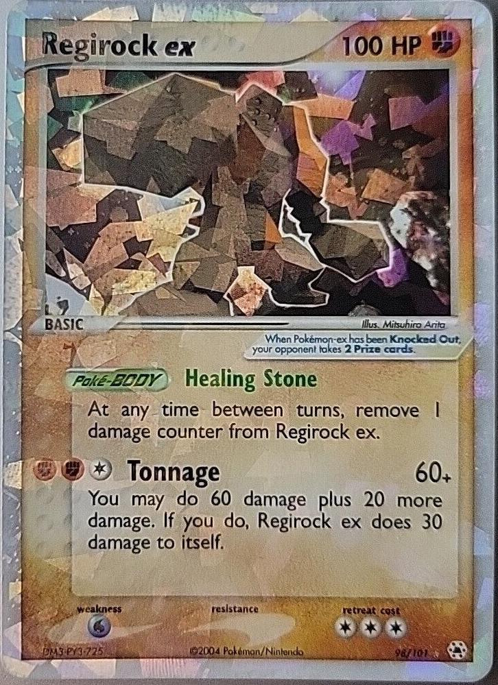 2004 Pokemon EX Hidden Legends Regirock #98 PSA 9