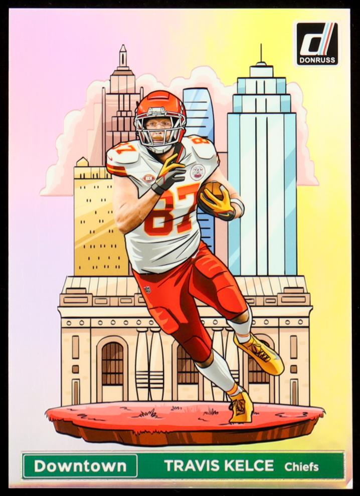 2024 Panini Donruss Football Travis Kelce #7 PSA 9
