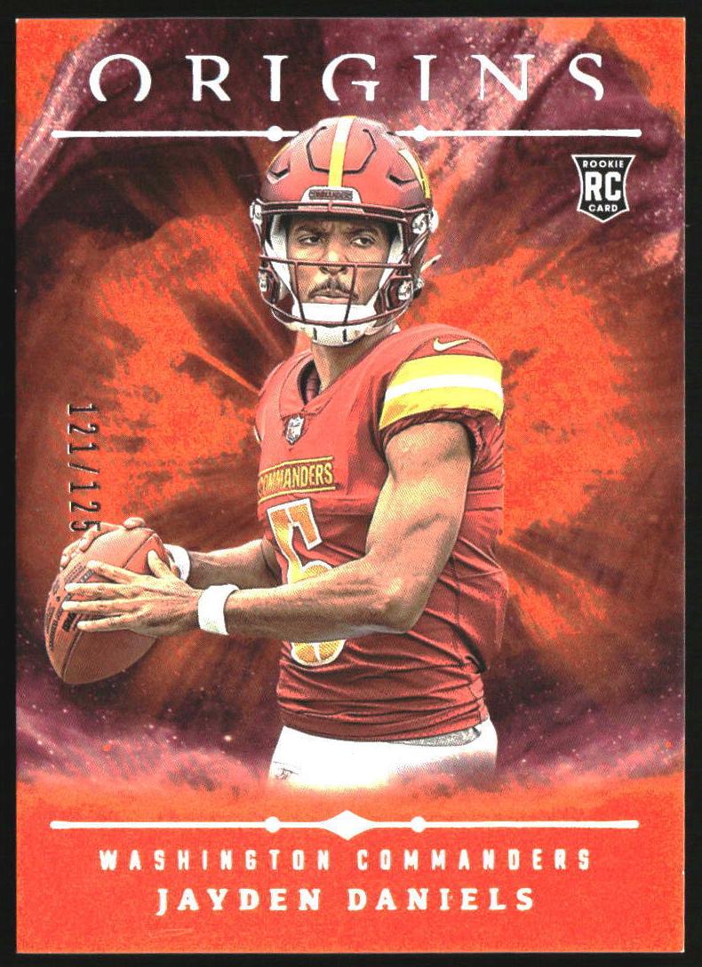 2024 Panini Origins Football Orange Jayden Daniels #144